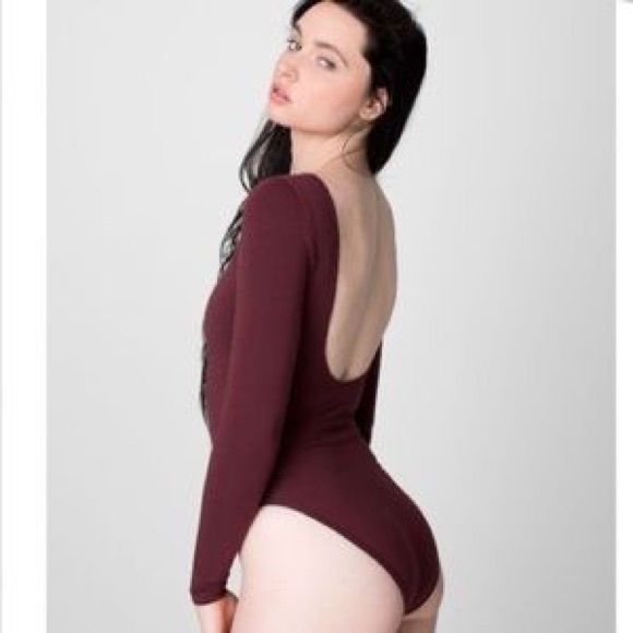 Eggplant purple American apparel bodysuit in small - Picture 5 of 5